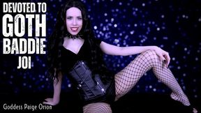 Devoted to Goth Baddie JOI : 720p