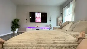 Amateur MILF stepsister catches him jerking off