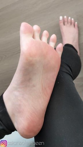 Telling you to smell my Soles JOI