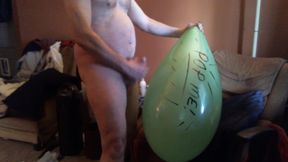 POP ME! Jack off on 15 inch Balloon! - Retro - Balloonbanger