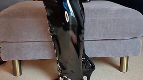 Or womanjessica pvc thigh high boots