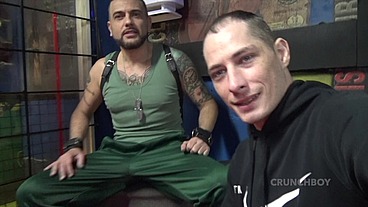 SEXY BOY WITH TATOOS USED RAW BY HURRICANE