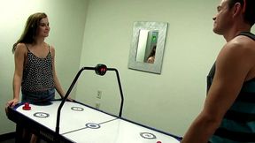 kasey warner deep throats and swallows huge cock
