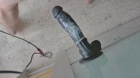 Wrecked my ass with a 5.5 cm dildo.