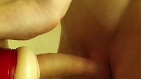 Video of A big black cock in the house: amateur fucking and masturbating with a big fuck toy