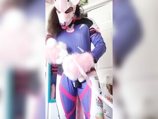 SubbyPuppy x Dva Anal Training and Wand Play