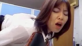 Chiharu Okuno Satisfies Herself with a Vibrator in Steamy Solo Session