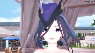 Clorinde POV bikini sex | Genshin Impact | Full & POV on patreon: Fantasyking3