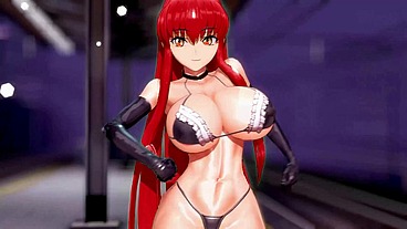 Code Geass C.C. Hentai Undress Dancing Lupin Big Boobs Mmd 3D Redhead