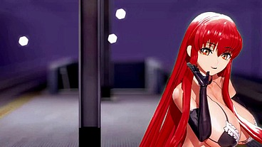 Code Geass C.C. Hentai Undress Dancing Lupin Big Boobs Mmd 3D Redhead