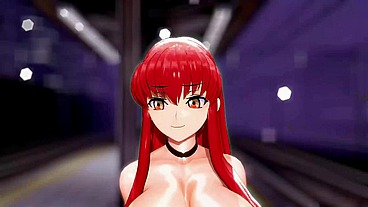 Code Geass C.C. Hentai Undress Dancing Lupin Big Boobs Mmd 3D Redhead