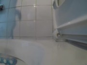 When you only see the shadow and the streaming pee