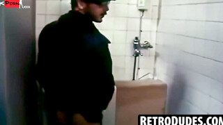 UNBELIEVABLE! Retro Jacques Scandellari and Jeromes Steamy Bathroom Encounter Will Leave You BREATHLESS!