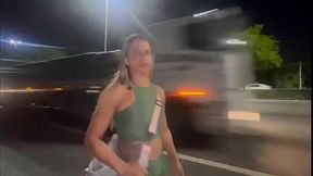 Tattooed brunette wife gets seduced by a stranger