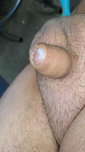 Hands-free prostate orgasm and tasting   Clip 1