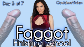 Day 5 cock Sucker Training for Straight Guys Faggot Training for Bicurious Men with Goddess Vivien