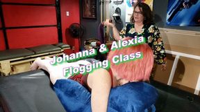 Johanna and Alexia Flogging Class