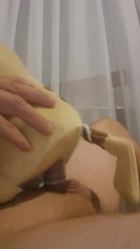Cumming into plushie