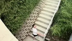 Sexy blonde Jenny Bond gets horny on Choky Ice's cock