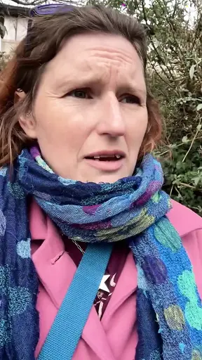 Mature British mom wanks with a balloon in her outdoor mastectomy