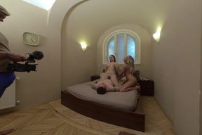 Newbie Peachy Alice Moans Loud as Merida Sat Orders Her to Lick While Bird Rails Her From Behind!