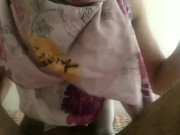 18 y.o. Arab Muslim Hijabi trying dildo in her sexy ass for the first time