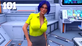 Blue-Haired Beauty Craves Steamy Alien Tryst in Sci-Fi Hentai Fantasy