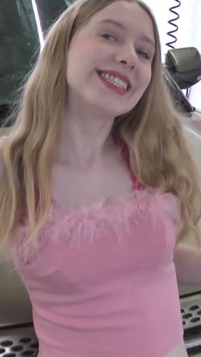 Mella Megan Aka Kallie Taylor-car Wash Strip