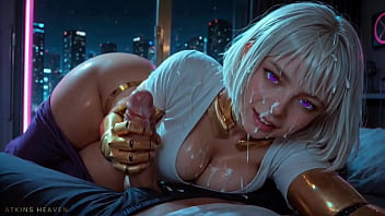 Girlfriend'_s Sensual Handjob After a Long Day In Night City - [AI]