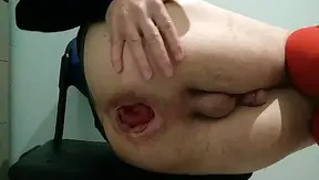 Showing my ass after 300 anal videos and a very hard anal insertion