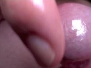 erotische Eichelmassage mit Fingerspitzen