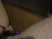 I’m jerking while testing out a new butt plug sex toy
