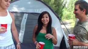Real Slut Party - Caucasian Cindy Jones Seduces Jenny Anderson, Ivan &amp; Steven Stirling for a Quick Wild Orgy Action