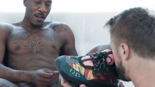 TATTOOED BEAST UNLEASHES POUNCING debated DEEP DIK EXTERIOR on MUSCLY Wesley Woods  Raw Anal Blitz Ending in Splattered cumshot!