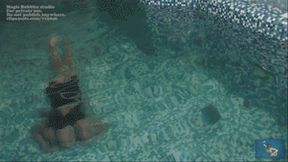 Selena - ofice girl underwater