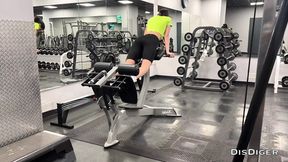 Got nasty with a stranger after a killer sweat session