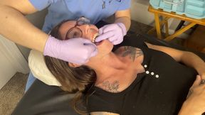 Dental Checkup for Sensitive Gums Close View 4K