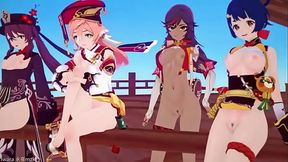 Genshin chingo de viejas