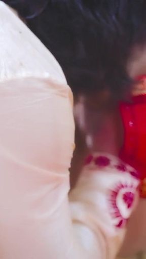 Desi Newly Married Starsudipa Fucked by a Thief Infront of Husband and Turns Into a Hardcore Threesome ( Hindi Audio )