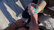 PAWG gets dirty at the lake viewing point - she doesn't give a fuck about getting caught!