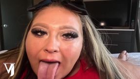 BBW Veronica Jasmine gets Wrecked by thick white cock Jack Stacked
