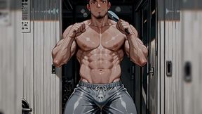 Ai Men with Huge Muscles