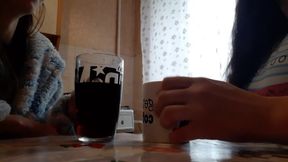 My friend's sister moaned so loudly that I wanted to fuck and I fucked with my friend