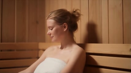 Woman in the Sauna