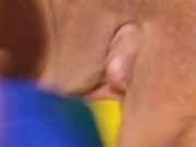 I shove a dry dildo in my boi pussy