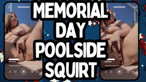 Memorial Day Poolside