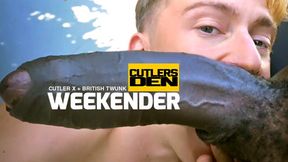 Cutler X destroys British Twunk's smooth hole with his big uncut juicy cock