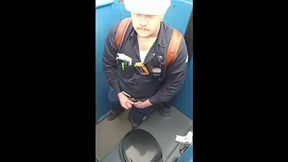 Worker Bear Jerks Off