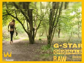 A Transvestite Whore in Jean's G-star Raw Shows off to the Watchers in the Forest of Brunoy at the Napolon Vanessabitchx