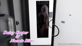 Two beauties get blacked at the gloryhole